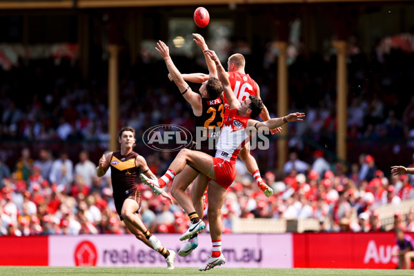 AFL Rd 2  - Sydney v Hawthorn - A-1002224