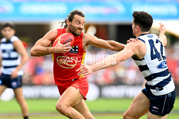 AFL Rd 3 - Gold Coast v Geelong - A-1069048