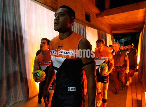 AFL 2012 Rd 01 - GWS Giants v Sydney - 250835