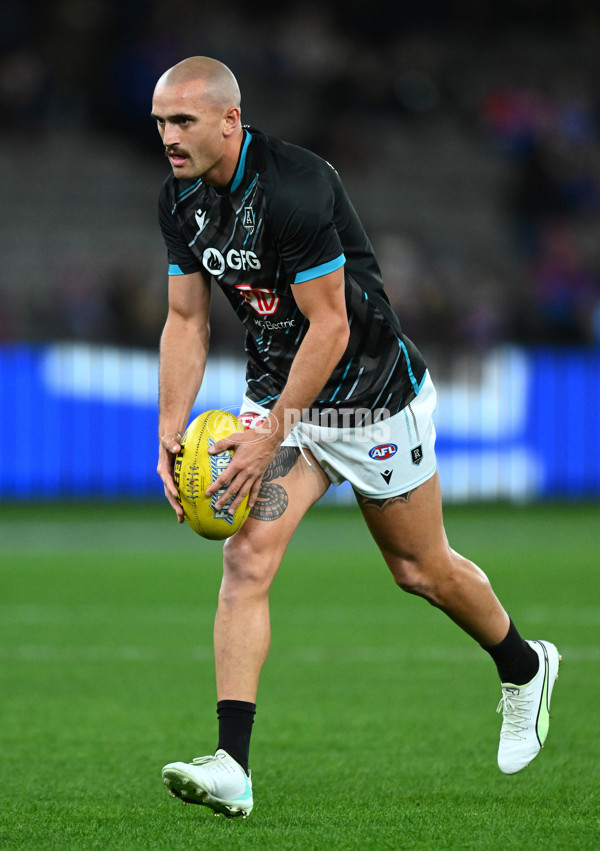 AFL 2023 Round 13 - Western Bulldogs v Port Adelaide - A-1786596