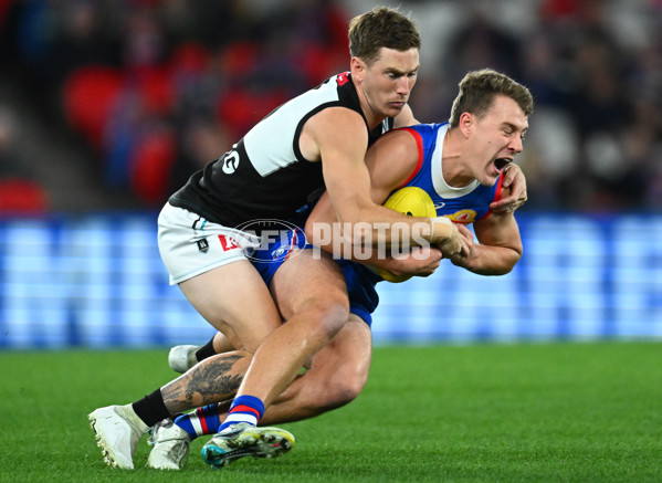 AFL 2023 Round 13 - Western Bulldogs v Port Adelaide - A-1786621