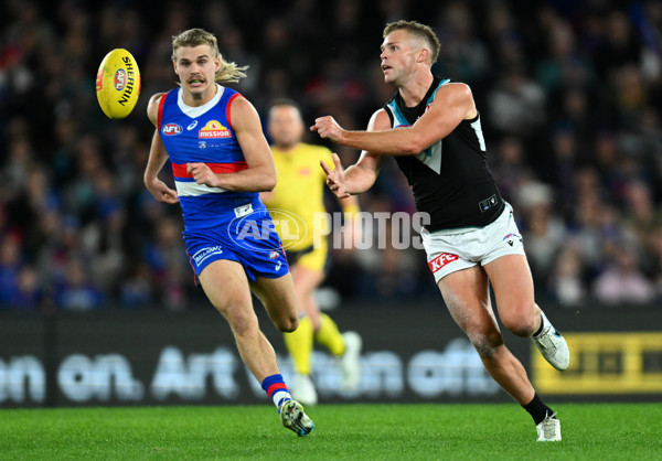 AFL 2023 Round 13 - Western Bulldogs v Port Adelaide - A-1786630