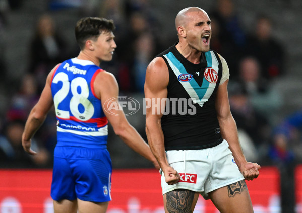 AFL 2023 Round 13 - Western Bulldogs v Port Adelaide - A-1786660