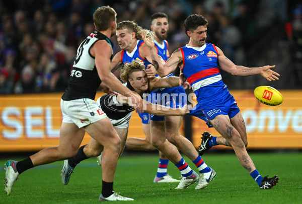 AFL 2023 Round 13 - Western Bulldogs v Port Adelaide - A-1787833