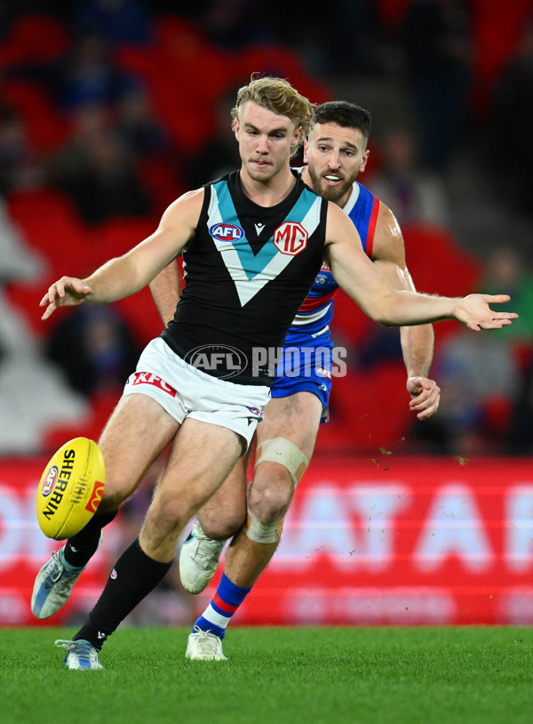 AFL 2023 Round 13 - Western Bulldogs v Port Adelaide - A-1787835