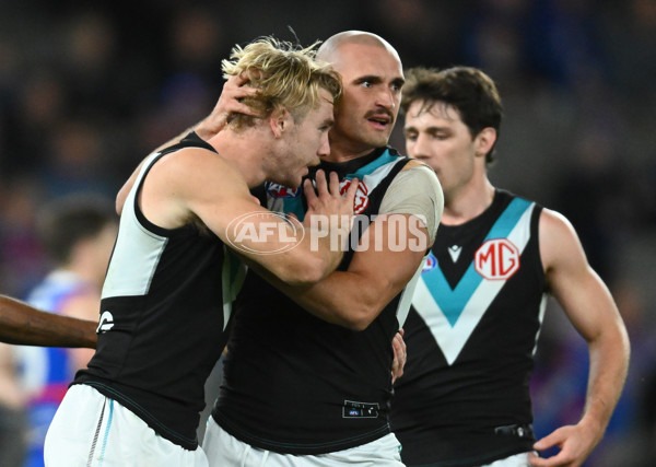 AFL 2023 Round 13 - Western Bulldogs v Port Adelaide - A-1787854