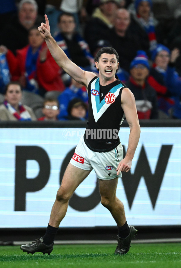 AFL 2023 Round 13 - Western Bulldogs v Port Adelaide - A-1787884