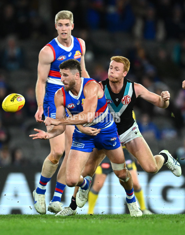 AFL 2023 Round 13 - Western Bulldogs v Port Adelaide - A-1787890