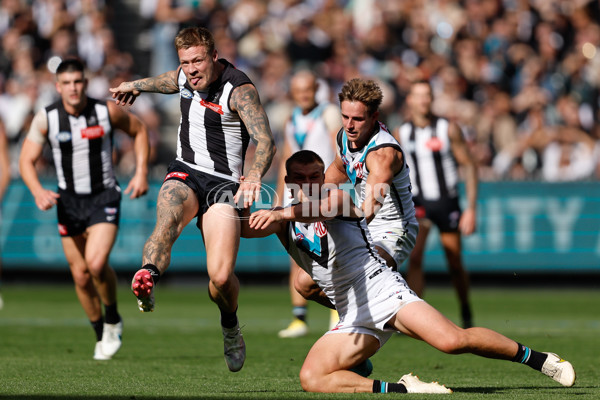 AFL 2024 Round 06 - Collingwood v Port Adelaide - A-2143177