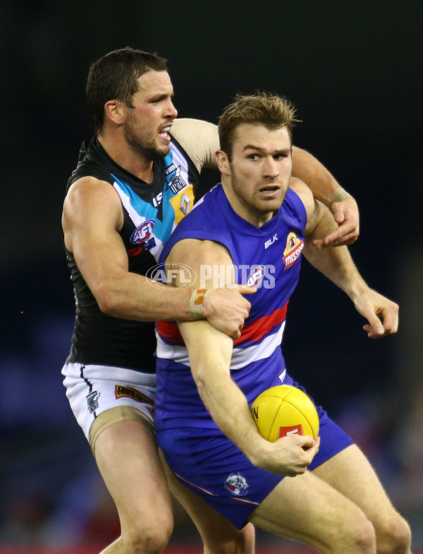 AFL 2015 Rd 19 - Western Bulldogs v Port Adelaide - 394326