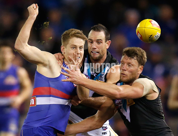 AFL 2015 Rd 19 - Western Bulldogs v Port Adelaide - 394262