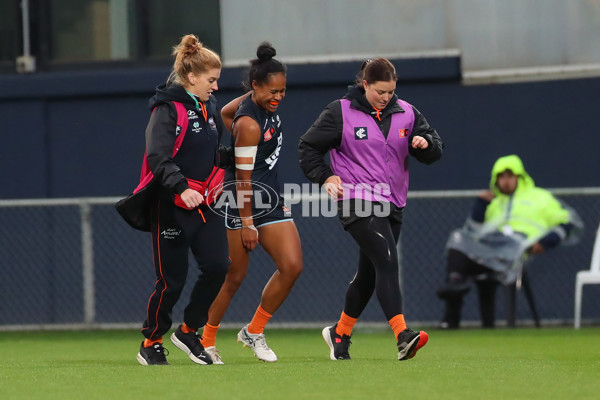 AFLW 2022 S7 Round 10 - Carlton v Western Bulldogs - A-463388