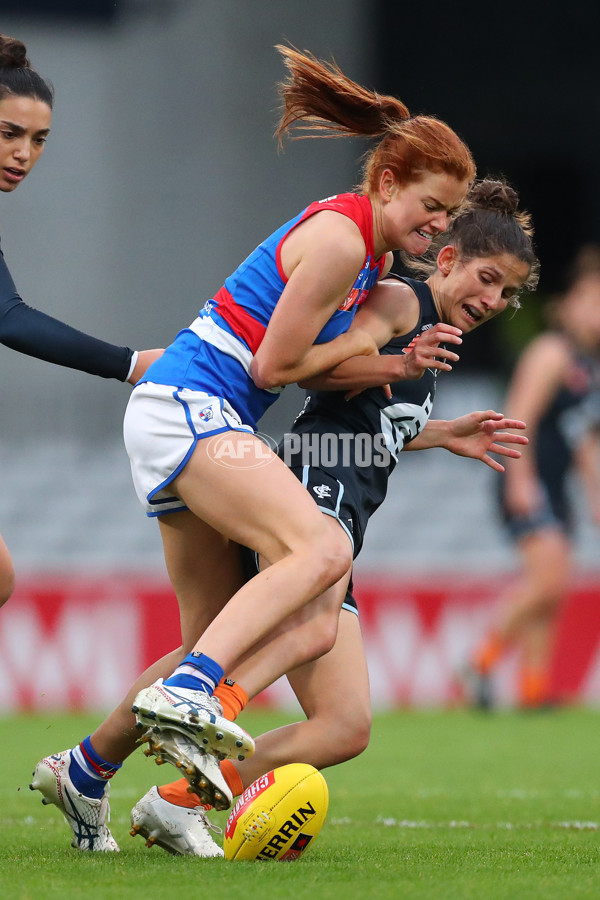 AFLW 2022 S7 Round 10 - Carlton v Western Bulldogs - A-466078