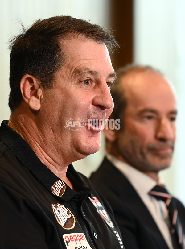 AFL 2022 Media - St Kilda Media Opportunity - A-473407