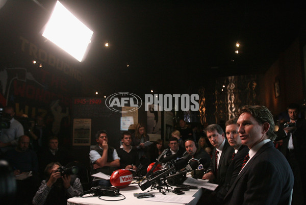 AFL 2010 Media - Essendon Coach Announcement - 219058