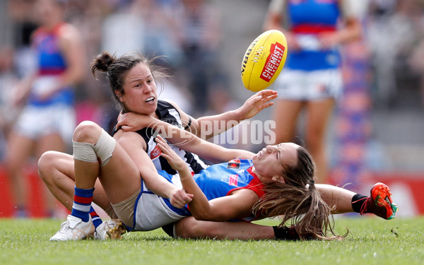 AFLW 2022 S7 Second Elimination Final - Collingwood v Western Bulldogs - A-527369