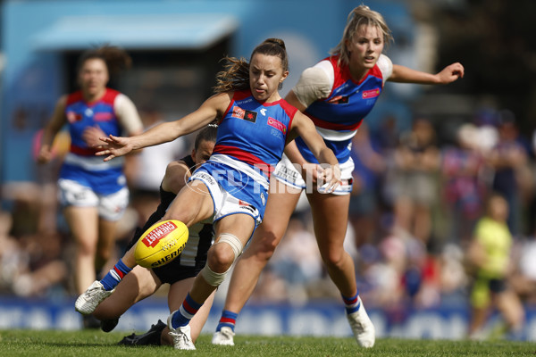 AFLW 2022 S7 Second Elimination Final - Collingwood v Western Bulldogs - A-529092