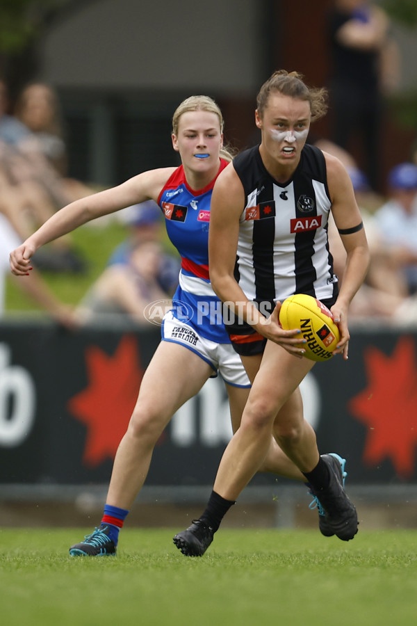 AFLW 2022 S7 Second Elimination Final - Collingwood v Western Bulldogs - A-529549