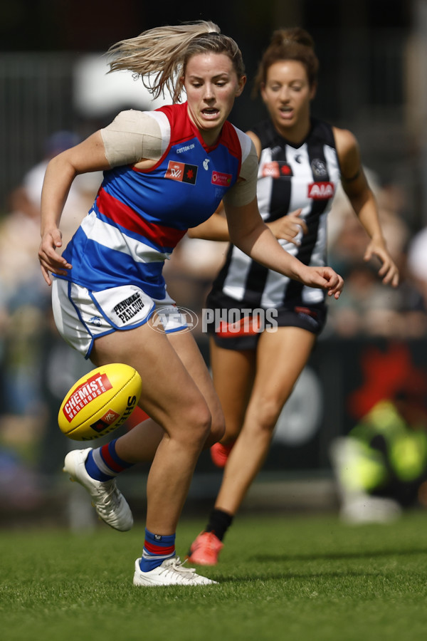 AFLW 2022 S7 Second Elimination Final - Collingwood v Western Bulldogs - A-529563