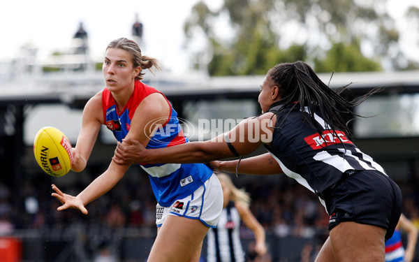 AFLW 2022 S7 Second Elimination Final - Collingwood v Western Bulldogs - A-534448