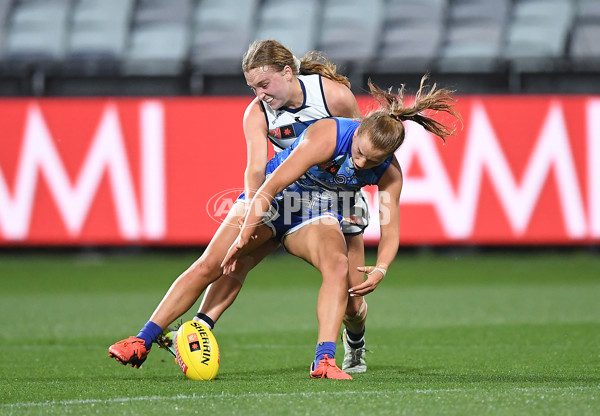 AFLW 2022 S7 First Elimination Final - Geelong v North Melbourne - A-537116