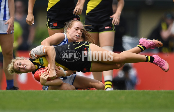 AFLW 2022 S7 First Semi Final - Richmond v North Melbourne - A-549154