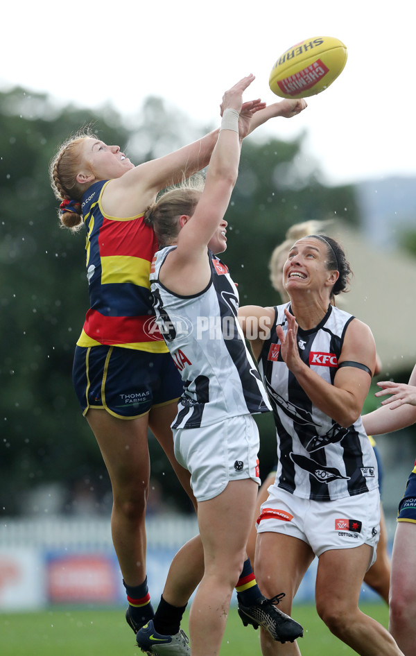 AFLW 2022 S7 Second Semi Final - Adelaide v Collingwood - A-551289