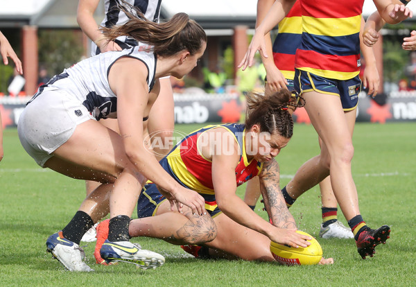 AFLW 2022 S7 Second Semi Final - Adelaide v Collingwood - A-554449