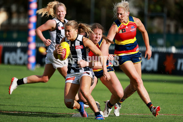 AFLW 2022 S7 Second Semi Final - Adelaide v Collingwood - A-554455