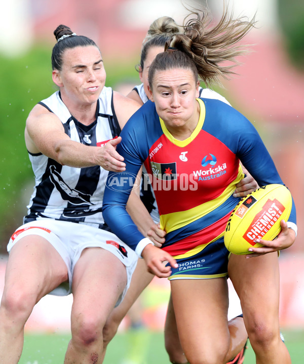 AFLW 2022 S7 Second Semi Final - Adelaide v Collingwood - A-554475