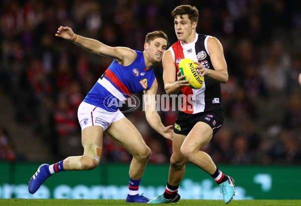 AFL 2018 Round 20 - St Kilda v Western Bulldogs - 617689