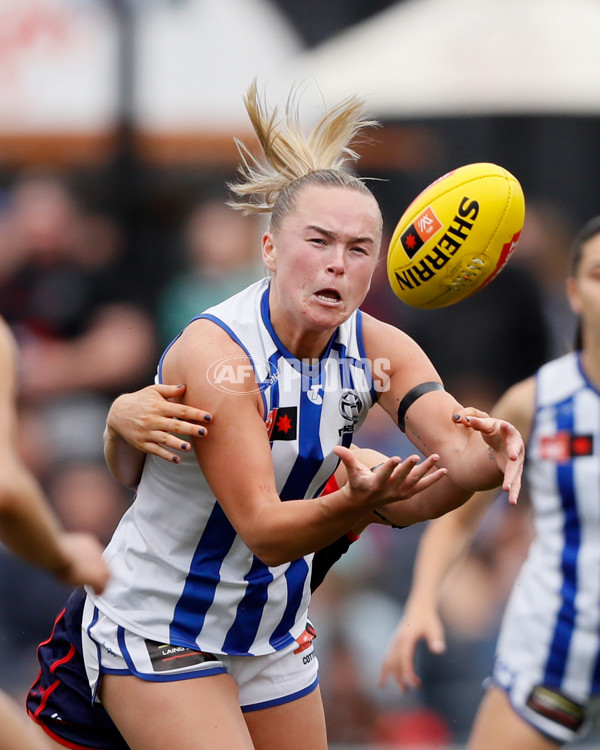 AFLW 2022 S7 Second Preliminary Final - Melbourne v North Melbourne - A-600058