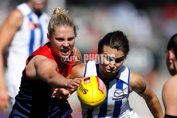 AFLW 2022 S7 Second Preliminary Final - Melbourne v North Melbourne - A-602815