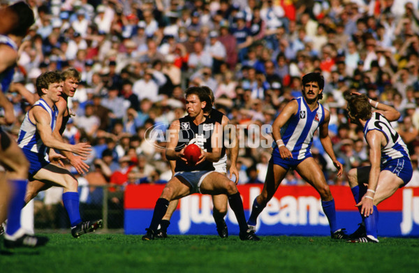 VFL 1985 - Carlton v North Melbourne - 26692