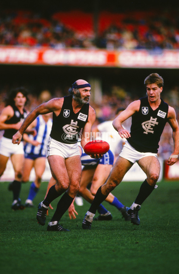 VFL 1986 - Carlton v North Melbourne - 27244