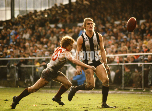 VFL 1980's - Collingwood v South Melbourne - 29089