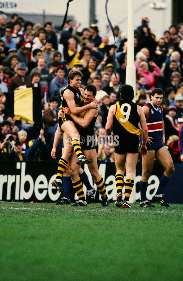 VFL 1980's - Richmond v Footscray - 30104