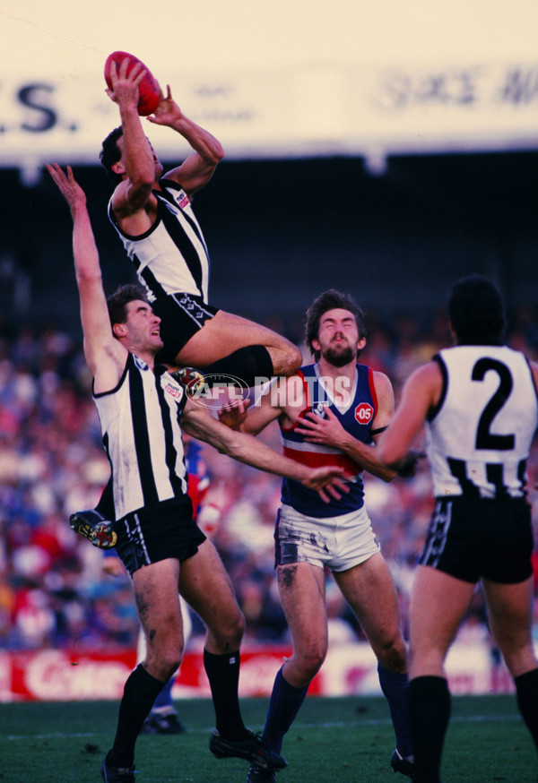 VFL 1989 - Collingwood v Footscray - 30592