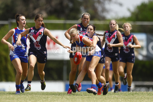 NAB League Girls 2022 - Sandringham Dragons v Oakleigh Chargers - A-677075