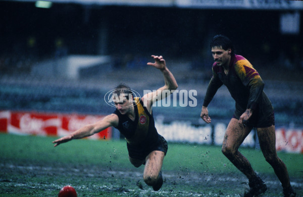 VFL 1989 - Richmond v Brisbane - 30490