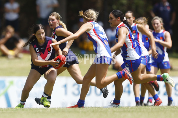 NAB League Girls 2022 - Sandringham Dragons v Oakleigh Chargers - A-677255