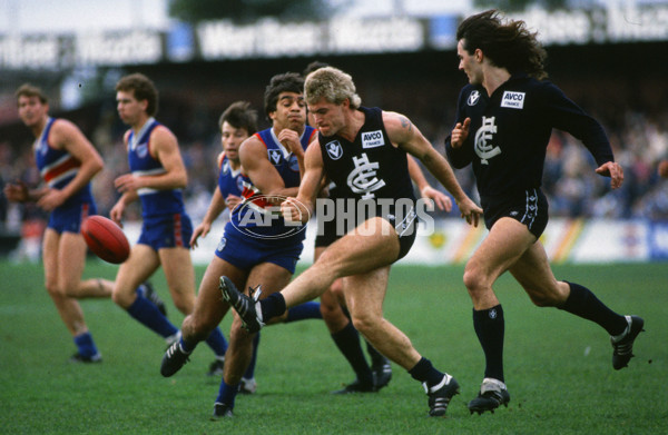 VFL 1985 - Carlton v Footscray - 27047