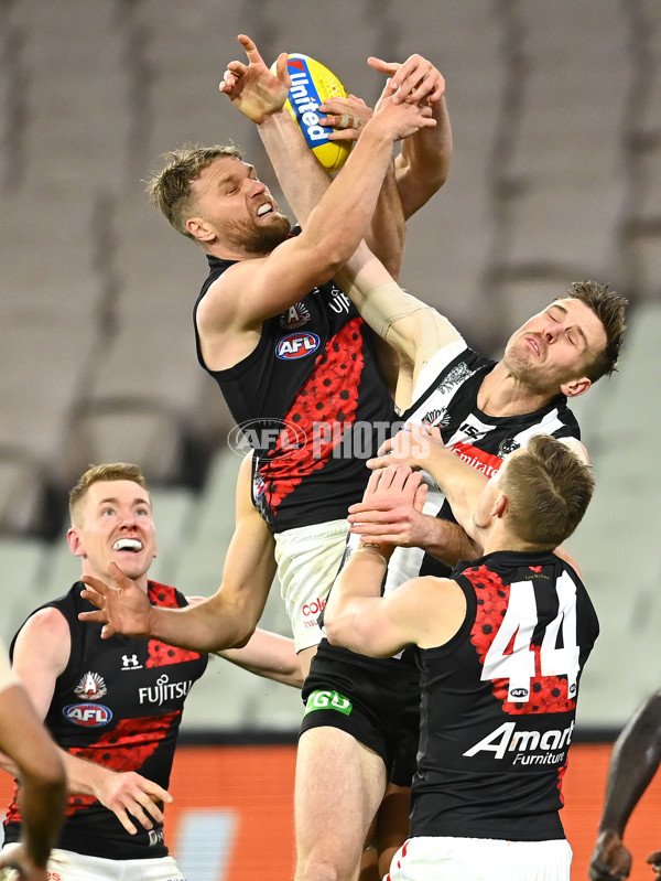 AFL 2020 Round 05 - Collingwood v Essendon - 758898