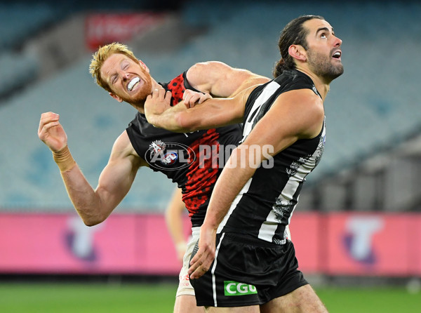 AFL 2020 Round 05 - Collingwood v Essendon - 758998