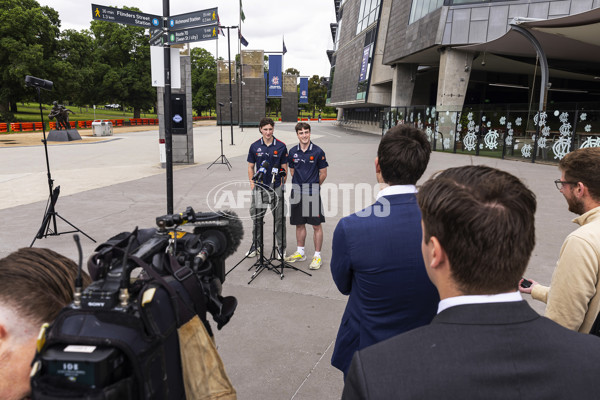 AFL 2022 Media - AFL Draft Prospects Media Opportunity - A-757134