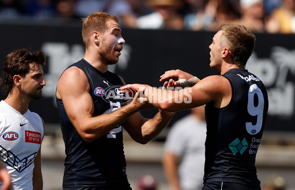 AFL 2023 Media - Carlton v Collingwood Match Sim - A-863713