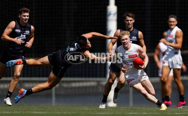 AFL 2023 Media - Carlton v Collingwood Match Sim - A-865370