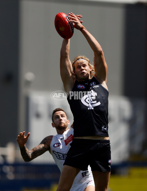 AFL 2023 Media - Carlton v Collingwood Match Sim - A-865383