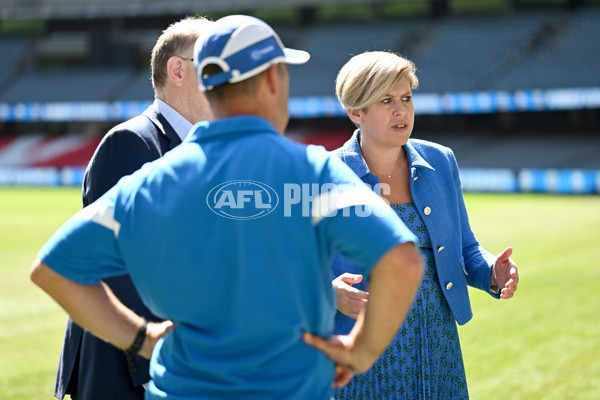 North Melbourne Kangaroos Marvel Stadium Media Opportunity - A-899738