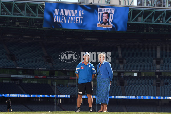 North Melbourne Kangaroos Marvel Stadium Media Opportunity - A-899743